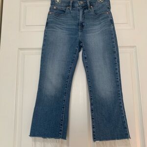 GAP High-Rise Kick Fit Jeans Medium Blue Normcore